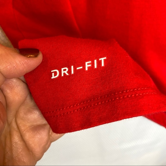 NIKE Red Rockets T Size L 14/16 Dri Fit - Picture 4 of 5